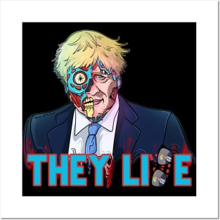 They Lie Obey Boris Political Zombie Alien Posters and Art